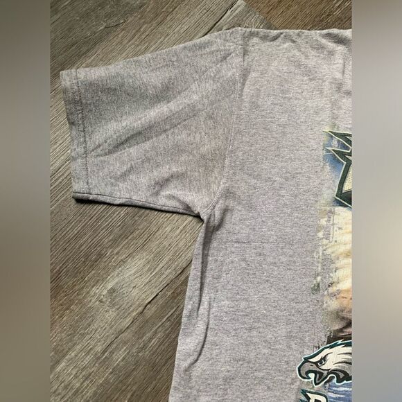 VTG Philadelphia Eagles Birds Blitz Rare Graphic T-shirt Size XL - Picture 7 of 9